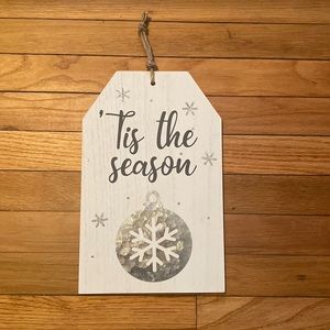 BOGO NEW hanging winter sign